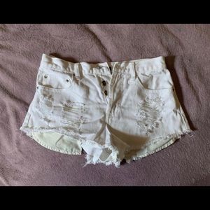 White F21 Shorts